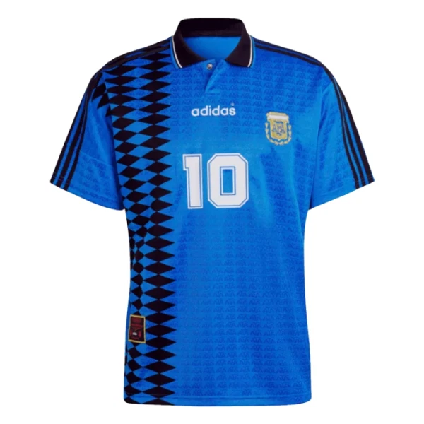 Argentina 10 Nogometni Dresovi 1994 Retro Gostujući