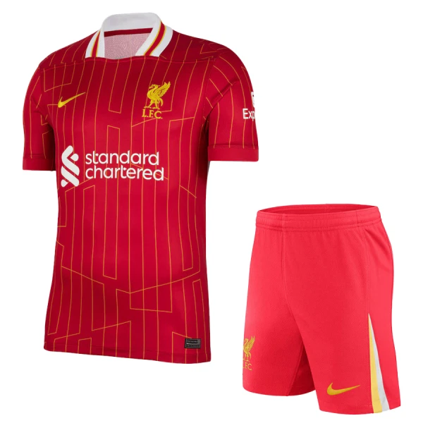 Liverpool Djeca Nogometni Dresovi 2024/25 Domaći (+ Kratke Hlače)