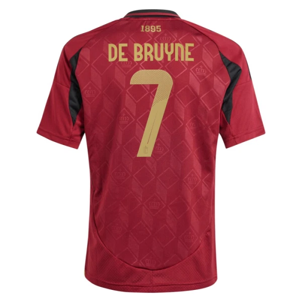 Belgija Kevin De Bruyne 7 Djeca Nogometni Dresovi Euro 2024 Domaći (+ Kratke Hlače)