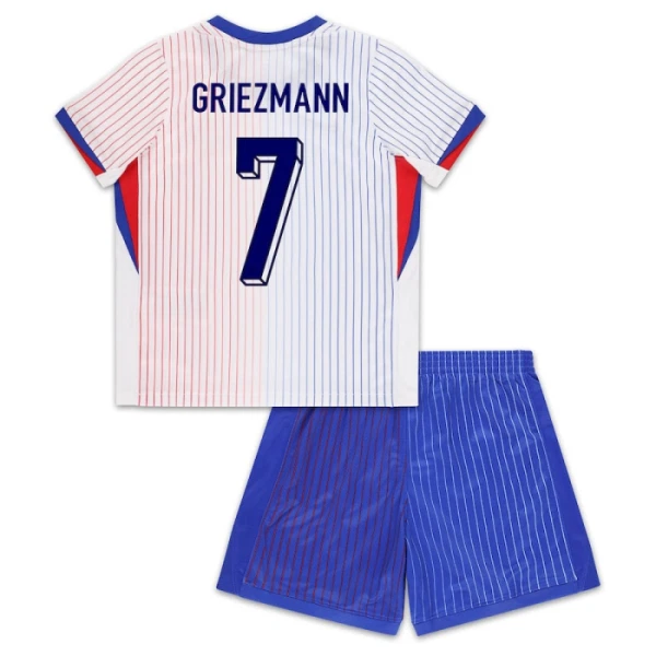 Francuska Antoine Griezmann 7 Djeca Nogometni Dresovi Euro 2024 Gostujući (+ Kratke Hlače)