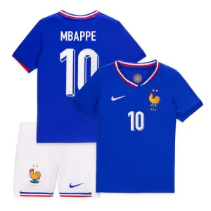 Francuska Kylian Mbappé 10 Djeca Nogometni Dresovi Euro 2024 Domaći (+ Kratke Hlače)