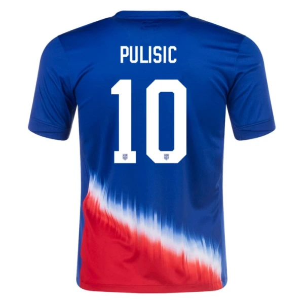 SAD Christian Pulisic 10 Nogometni Dresovi 2024 Gostujući
