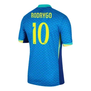 Brazil Rodrygo 10 Nogometni Dresovi 2024 Gostujući