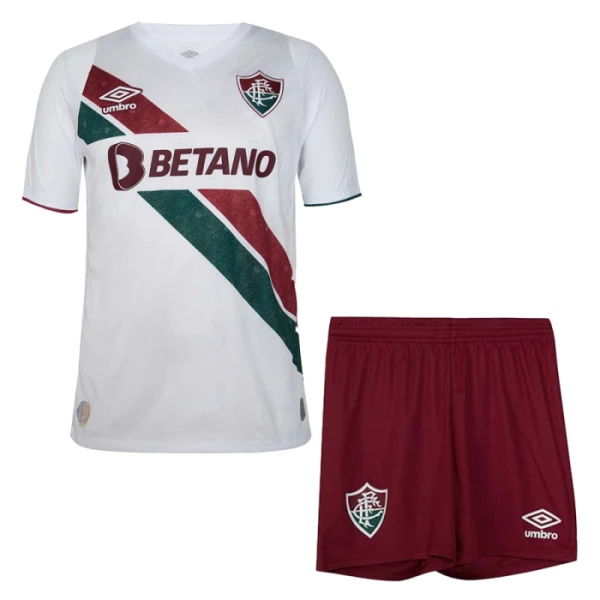 Fluminense FC Djeca Nogometni Dresovi 2024/25 Gostujući (+ Kratke Hlače)