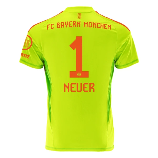 FC Bayern München Manuel Neuer 1 Djeca Golmanski Nogometni Dresovi 2024/25 Domaći (+ Kratke Hlače)