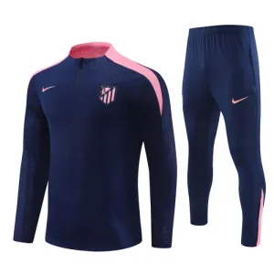 Atlético Madrid Djeca Duks komplet za trening Četvrtina Zip 2024/25 Navy