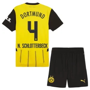 Borussia Dortmund Nico Schlotterbeck 4 Djeca Nogometni Dresovi 2024/25 Domaći (+ Kratke Hlače)