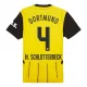 Borussia Dortmund Nico Schlotterbeck 4 Nogometni Dresovi 2024/25 Domaći
