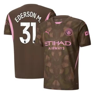 Manchester City Ederson Moraes 31 Golmanski Nogometni Dresovi 2024/25 Domaći