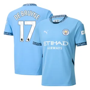 Manchester City Kevin De Bruyne 17 Nogometni Dresovi 2024/25 Domaći