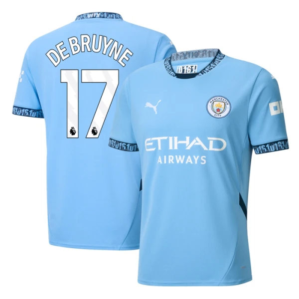 Manchester City Kevin De Bruyne 17 Nogometni Dresovi 2024/25 Domaći