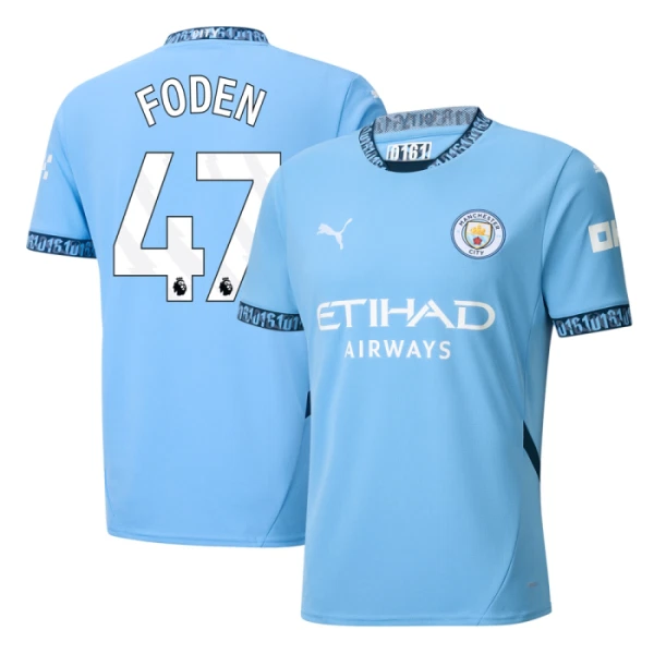 Manchester City Phil Foden 47 Nogometni Dresovi 2024/25 Domaći Manchester City Phil Foden 47 Nogometni Dresovi 2024/25 Domaći