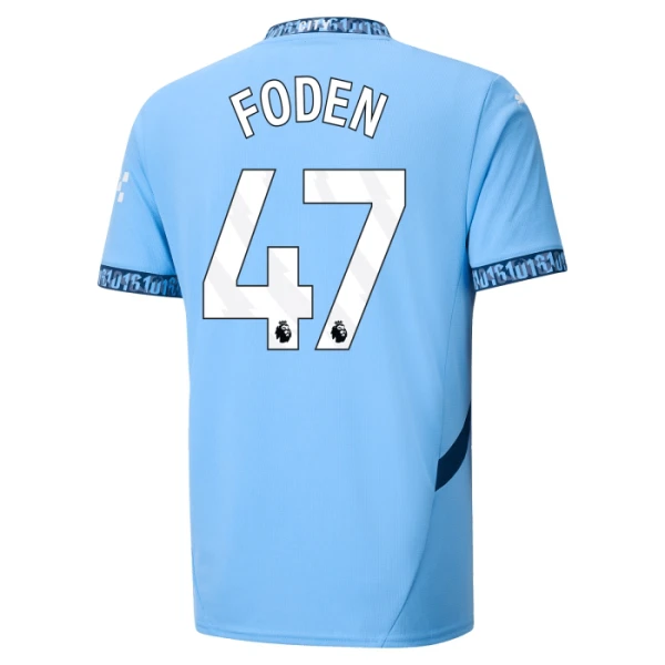 Manchester City Phil Foden 47 Nogometni Dresovi 2024/25 Domaći