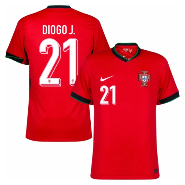 Portugal Diogo Jota 21 Nogometni Dresovi Euro 2024 Domaći Portugal Diogo Jota 21 Nogometni Dresovi Euro 2024 Domaći