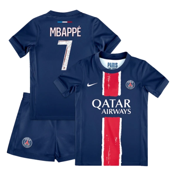 Paris Saint-Germain Kylian Mbappé 7 Djeca Nogometni Dresovi 2024/25 Domaći (+ Kratke Hlače)