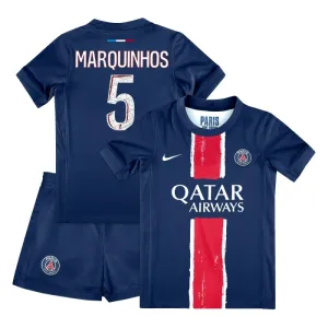 Paris Saint-Germain Marquinhos 5 Djeca Nogometni Dresovi 2024/25 Domaći (+ Kratke Hlače)