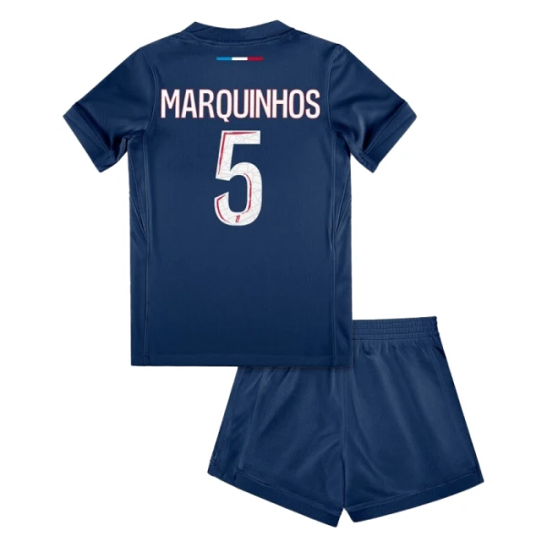 Paris Saint-Germain Marquinhos 5 Djeca Nogometni Dresovi 2024/25 Domaći (+ Kratke Hlače)