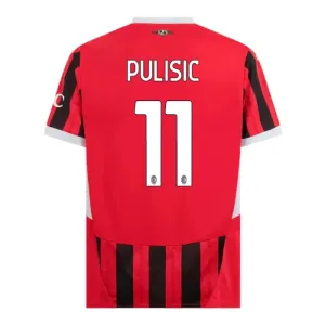 AC Milan Christian Pulisic 11 Nogometni Dresovi 2024/25 Domaći