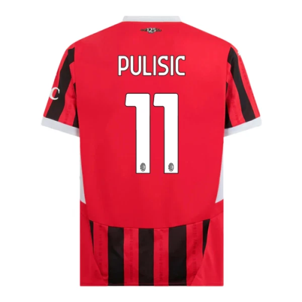 AC Milan Christian Pulisic 11 Nogometni Dresovi 2024/25 Domaći