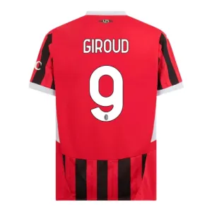 AC Milan Olivier Giroud 9 Nogometni Dresovi 2024/25 Domaći