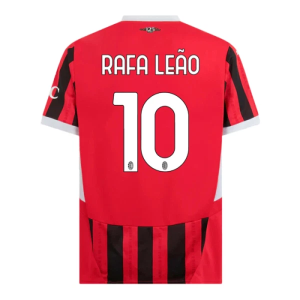 AC Milan Rafael Leão 10 Djeca Nogometni Dresovi 2024/25 Domaći (+ Kratke Hlače)
