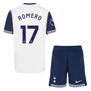 Tottenham Hotspur Cristian Romero 17 Djeca Nogometni Dresovi 2024/25 Domaći (+ Kratke Hlače)