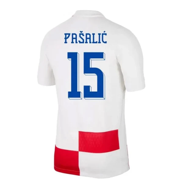 Hrvatska Pasalic 15 Djeca Nogometni Dresovi Euro 2024 Domaći (+ Kratke Hlače)
