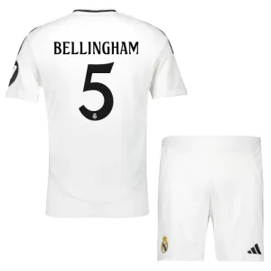 Real Madrid Jude Bellingham 5 Djeca Nogometni Dresovi 2024/25 Domaći (+ Kratke Hlače)