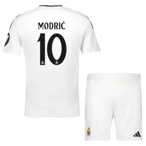 Real Madrid Luka Modrić 10 Djeca Nogometni Dresovi 2024/25 Domaći (+ Kratke Hlače)