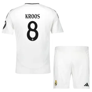 Real Madrid Toni Kroos 8 Djeca Nogometni Dresovi 2024/25 Domaći (+ Kratke Hlače)