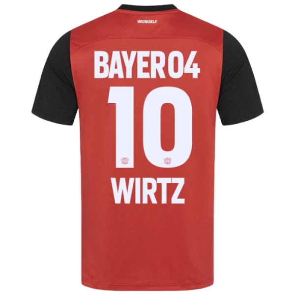 Bayer 04 Leverkusen Florian Wirtz 10 Nogometni Dresovi 2024/25 Domaći