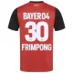Bayer 04 Leverkusen Jeremie Frimpong 30 Djeca Nogometni Dresovi 2024/25 Domaći (+ Kratke Hlače)