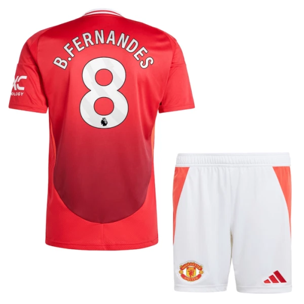 Manchester United Bruno Fernandes 8 Djeca Nogometni Dresovi 2024/25 Domaći (+ Kratke Hlače) Manchester United Bruno Fernandes 8 Djeca Nogometni Dresovi 2024/25 Domaći (+ Kratke Hlače)