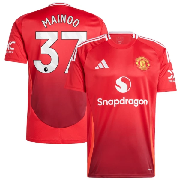 Manchester United Kobbie Mainoo 37 Nogometni Dresovi 2024/25 Domaći
