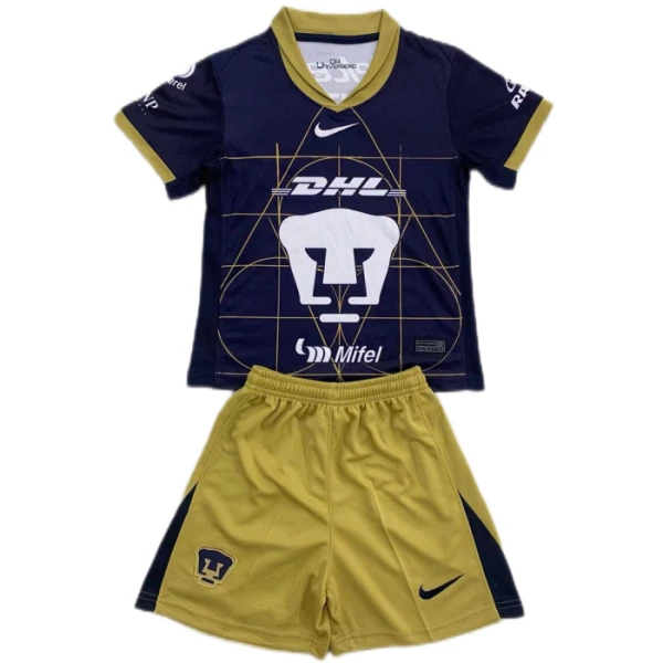 Pumas UNAM Djeca Nogometni Dresovi 2024/25 Gostujući (+ Kratke Hlače)
