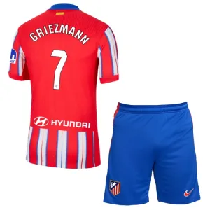 Atlético Madrid Antoine Griezmann 7 Djeca Nogometni Dresovi 2024/25 Domaći (+ Kratke Hlače)