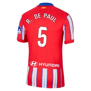 Atlético Madrid R. de Paul 5 Nogometni Dresovi 2024/25 Domaći