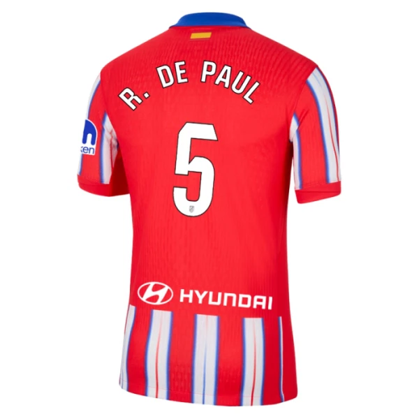 Atlético Madrid R. de Paul 5 Nogometni Dresovi 2024/25 Domaći Atlético Madrid R. de Paul 5 Nogometni Dresovi 2024/25 Domaći