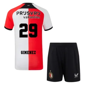 Feyenoord Rotterdam Santiago Gimenez 29 Djeca Nogometni Dresovi 2024/25 Domaći (+ Kratke Hlače)