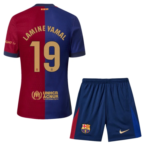 FC Barcelona Lamine Yamal 19 Djeca Nogometni Dresovi 2024/25 Domaći (+ Kratke Hlače)