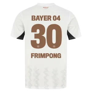 Bayer 04 Leverkusen Jeremie Frimpong 30 Nogometni Dresovi 2024/25 Gostujući