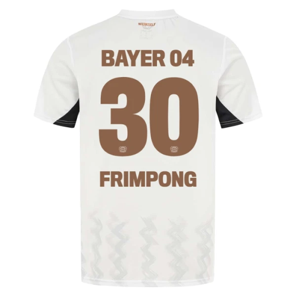 Bayer 04 Leverkusen Jeremie Frimpong 30 Nogometni Dresovi 2024/25 Gostujući