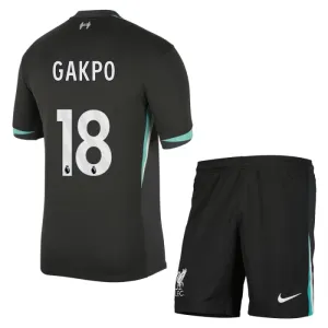 Liverpool Cody Gakpo 18 Djeca Nogometni Dresovi 2024/25 Gostujući (+ Kratke Hlače)