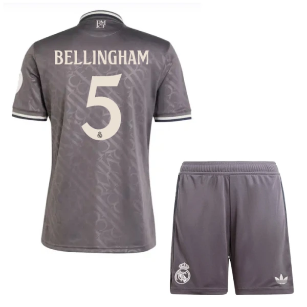 Real Madrid Jude Bellingham 5 Djeca Nogometni Dresovi 2024/25 Treći (+ Kratke Hlače)