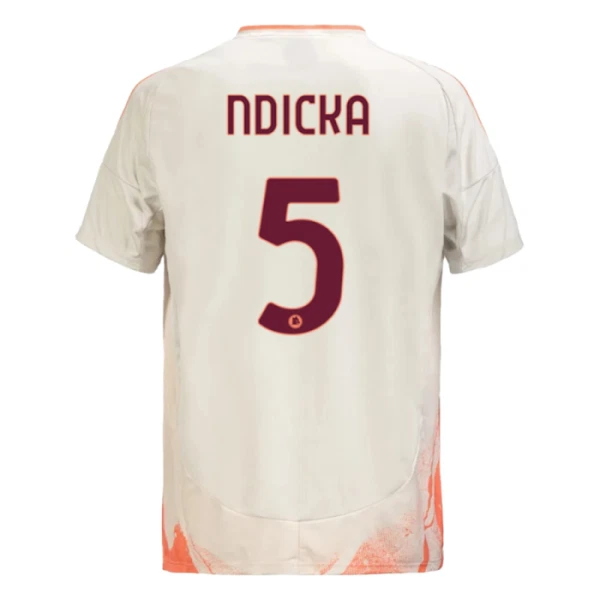 AS Roma Ndicka 5 Nogometni Dresovi 2024/25 Gostujući