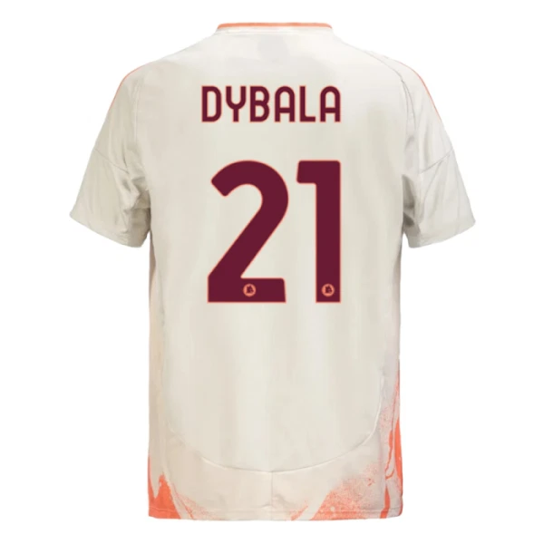 AS Roma Paulo Dybala 21 Nogometni Dresovi 2024/25 Gostujući