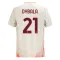 AS Roma Paulo Dybala 21 Nogometni Dresovi 2024/25 Gostujući