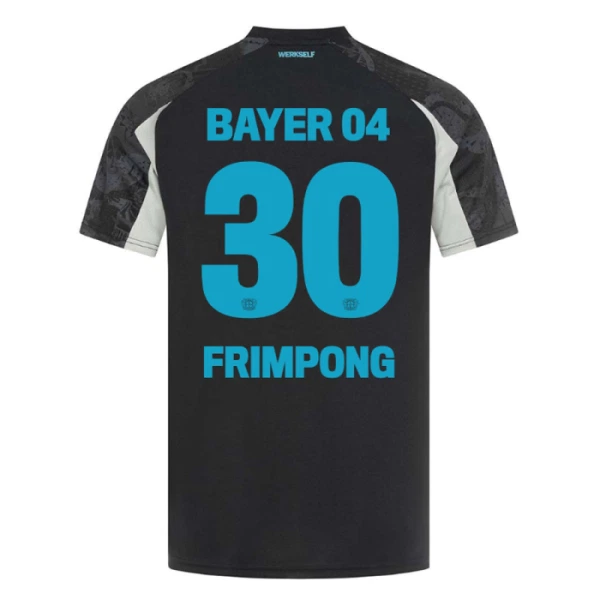 Bayer 04 Leverkusen Jeremie Frimpong 30 Nogometni Dresovi 2024/25 Treći