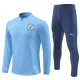 Manchester City Duks komplet za trening Četvrtina Zip 2024/25 Plava Manchester City Duks komplet za trening Četvrtina Zip 2024/25 Plava
