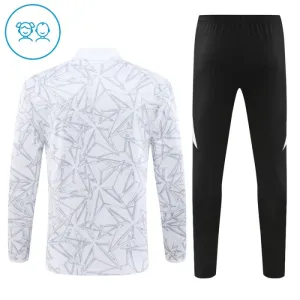 Real Madrid Djeca Duks komplet za trening Četvrtina Zip 2024/25 Bijela